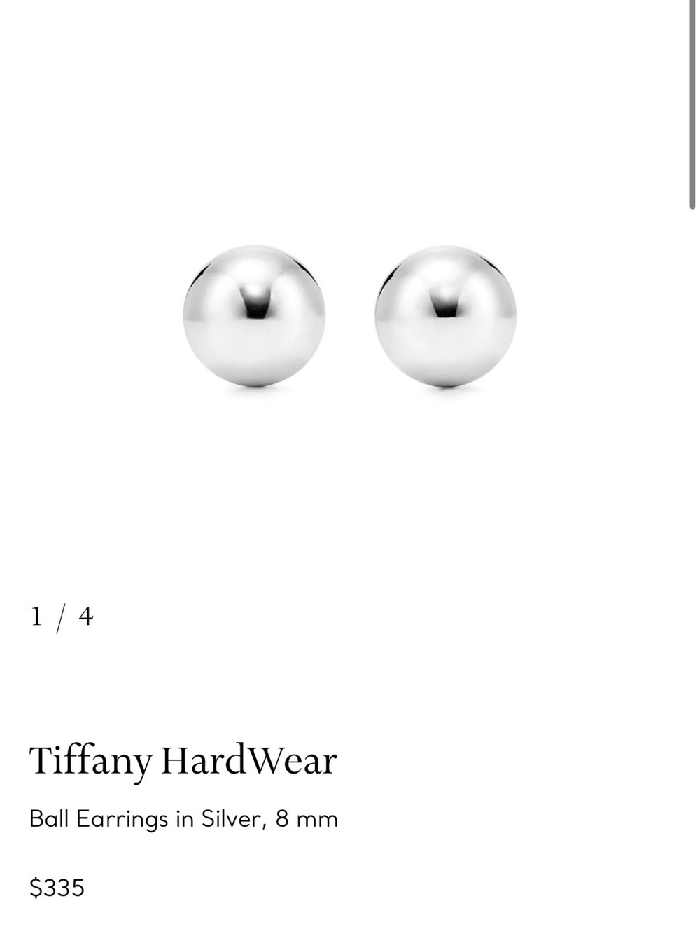 Tiffany & Co. Sterling Silver Stud earrings